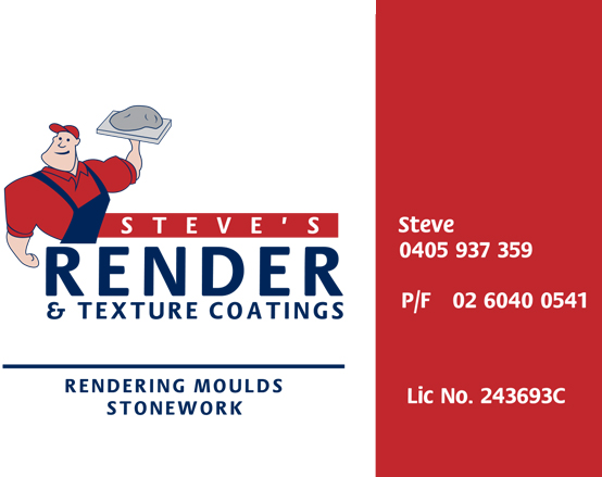 Steve's Rendering Sponsor at Albury Thunder Juniors